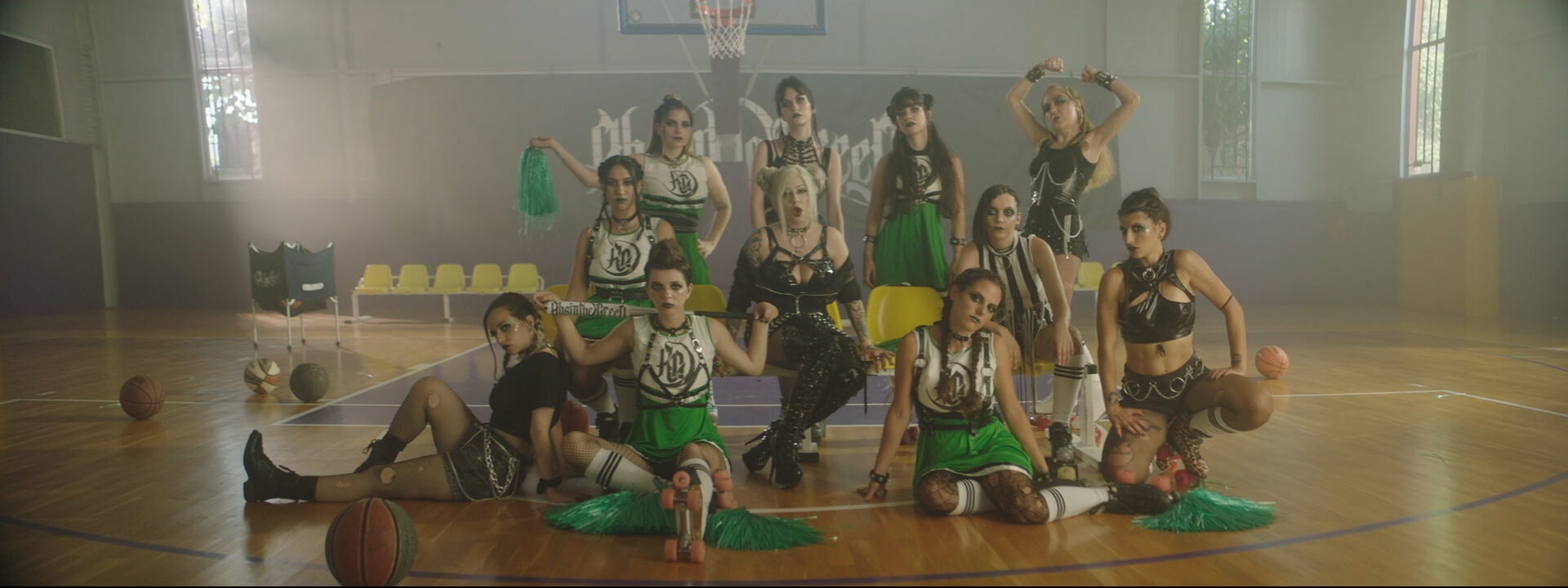 film production company in greece kalibu create music video clips for absinthe green band dead before my eyes